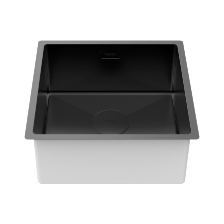 Мойка Paulmark NEXT 44 UNI PM214444-MBN 440х440х200 мм, нержавеющая сталь, матовый черный