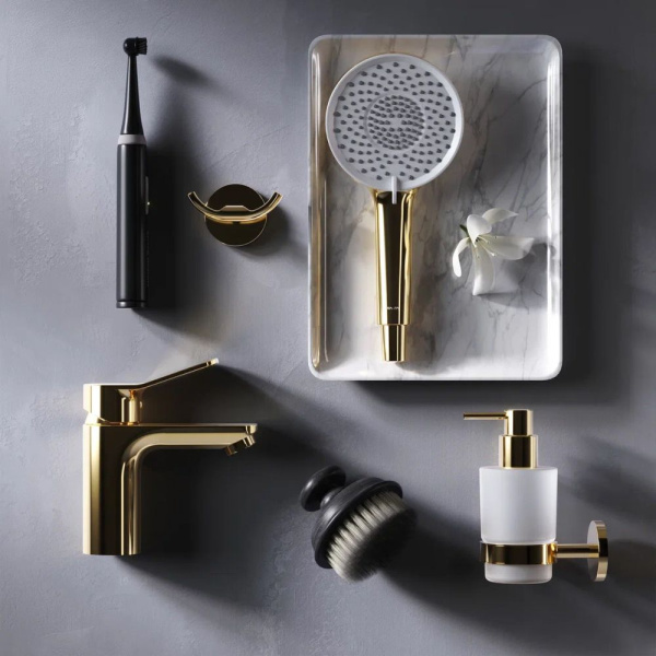 F85A02199 X-Joy Смеситель для умывальника AM.PM излив 100 мм, золото