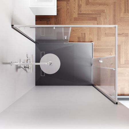 W94G-403-120290-MT1K X-joy Душевое ограждение AM.PM прямоугольн.,раздвиж.двери 120x90 хром мат