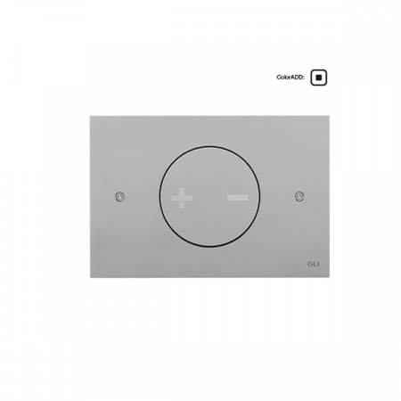 Кнопка смыва Oli Inox-x 02 хром мат. 661002