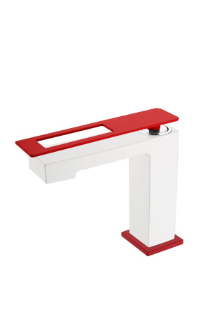 Смеситель для умывальника Boheme Q 141-WR White Red