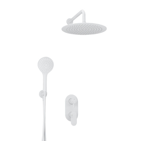 A85155 Встраиваемый комплект для душа WasserKRAFT с верхней душевой насадкой и лейкой