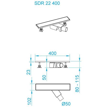 Душевой трап RGW SDR-22 47212240-01