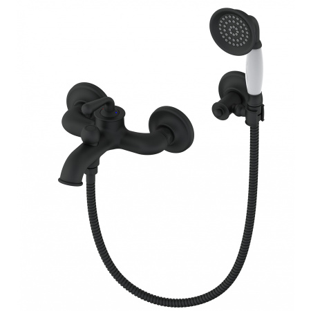Смеситель для ванны с душем WONZON & WOGHAND, Черный матовый (WW-88639008-MB)