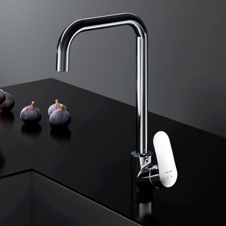 F8006000 Like, Смеситель для кухни AM.PM G-образный излив, хром