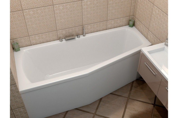 Ванна акриловая левосторонняя Relisan AQUARIUS Гл000013735, 160x70