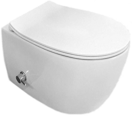 Унитаз подвесной безободковый ISVEA Sentimenti Neo с функцией биде белый 10ARS1015I