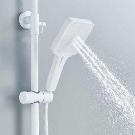 Душевая система Shevanik S6136C, белый