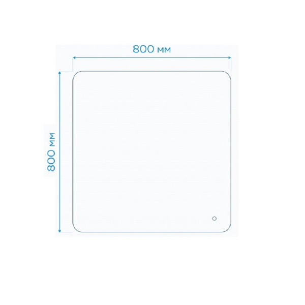 Зеркало Maretti Florenza FL148080P16EL 80x80 см