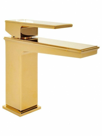 Cмеситель для раковины Hansberge H1070 Золото глянец