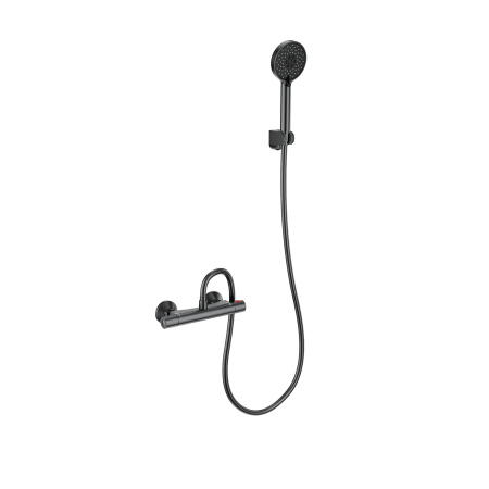 Смеситель для душа с термостатом WONZON & WOGHAND, Темный графит (WW-B1005-A-BGG)