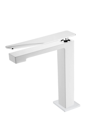 Смеситель для умывальника Boheme Q 142-WCR-Q2 White Chrom