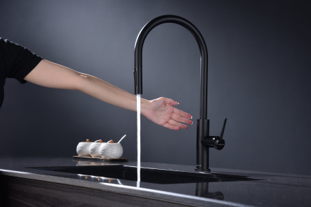 Смеситель для кухни Paulmark SENSO Se215180-AN, антрацит