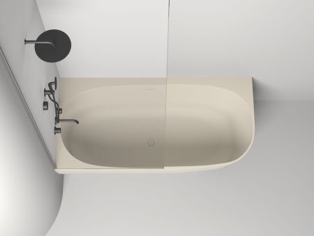 Ванна пристенная угловая Salini SOFIA CORNER L 170x85, S-Stone, матовый белый 102525M