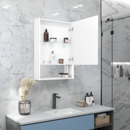 Зеркало-шкаф Reflexion Box White LED 500х800 RF2420WH