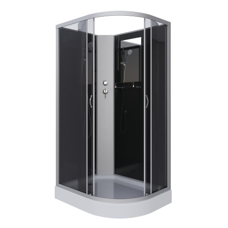 Душевая кабина Niagara Classic NG-3512-14LBK (120х80х200) низкий поддон(13см),стекло тонированное,3 места