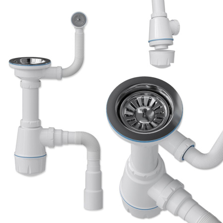 Кухонная мойка Reflexion Plato RX1457WH, белый