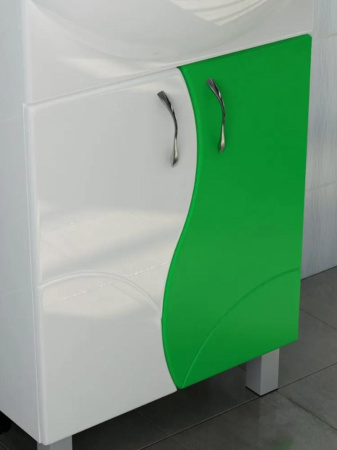 Тумба под раковину напольная VIGO Alessandro tn.ALE.UYU.55.2D зел, 55 см