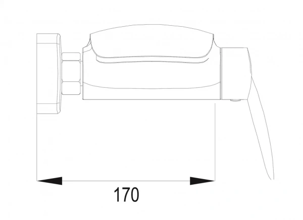 Смеситель для ванны Rose R1102