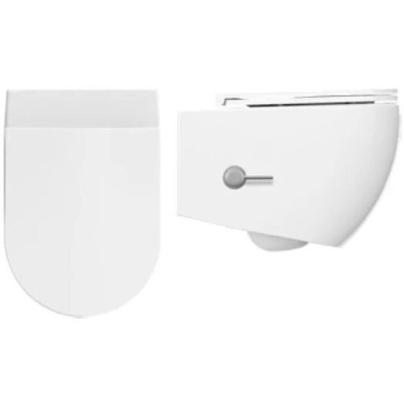 Унитаз подвесной безободковый ISVEA Infinity с функцией биде белый 10NFS1005I