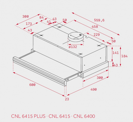 Кухонная вытяжка TEKA CNL 6400 WH BLANCA