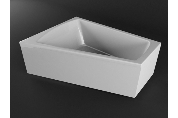 Ванна акриловая левосторонняя Vayer Trinity Гл000008156, 160x120
