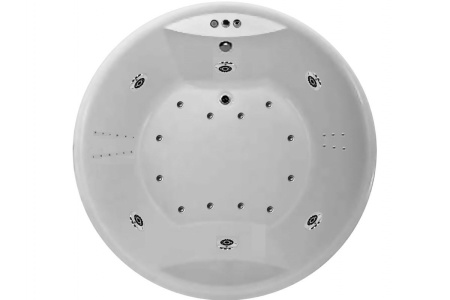 Ванна акриловая встраиваемая Vayer Eva Гл000025681, 180x180