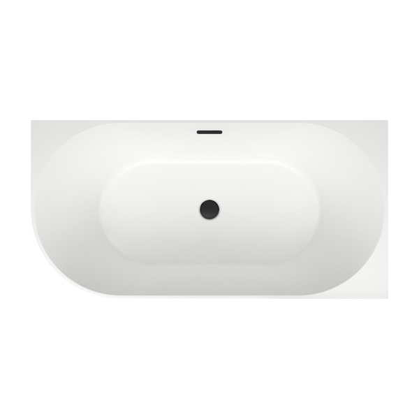 Акриловая ванна в наборе 4 в 1: пристенная ванна (правый разворот), каркас, экран, слив-перелив Wellsee Belle Spa 235702003