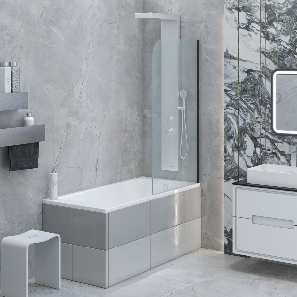 Ванна из литьевого мрамора Taliente Egoista EG2317075-1 170х75 пристенная прямоугольная