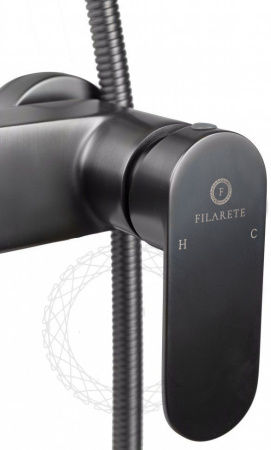 Душевая система FILARETE Retta FL2030 (Графит)
