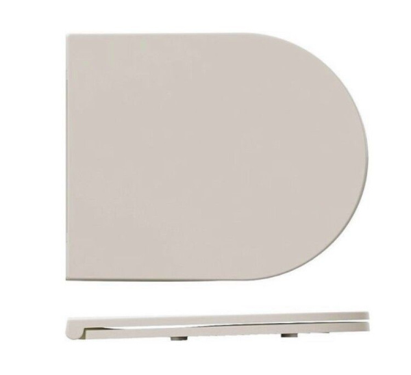 Сиденье для унитаза ISVEA Infinity VEA Rondo F50 ШГ 365*445 слоновая кость матовый 40KF0532I-S