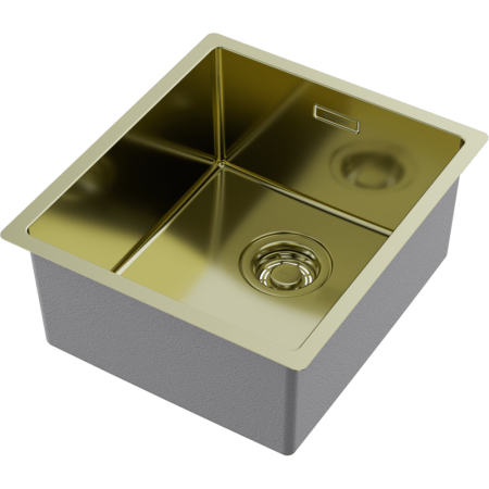 Кухонная мойка Omoikiri Tadzava 39-U/I-LG нерж. сталь/светлое золото 4993262