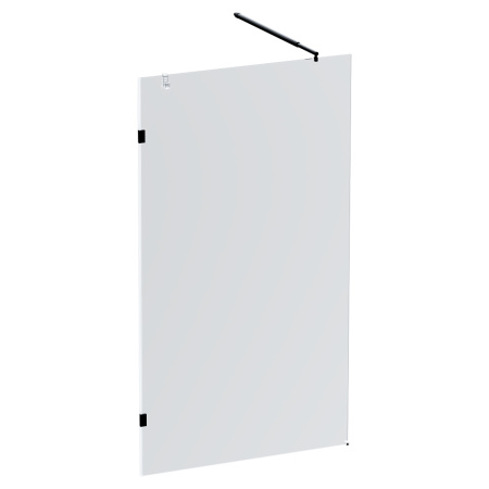 W94UWI-110-F1-BTE X-Joy Душевая перегородка AM.PM 110x195, стекло прозр. 8 мм + покрытие, фурнитура черный