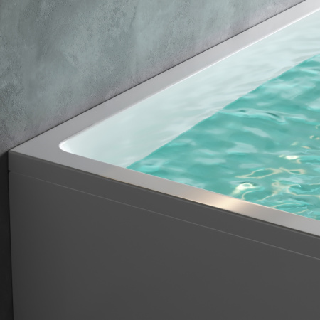 W93A-170-075W-A Gem, Ванна акриловая AM.PM 170x75 см