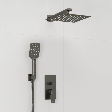 A84202 Встраиваемый комплект для душа WasserKRAFT с верхней душевой насадкой и лейкой