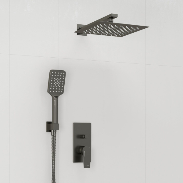 A84202 Встраиваемый комплект для душа WasserKRAFT с верхней душевой насадкой и лейкой