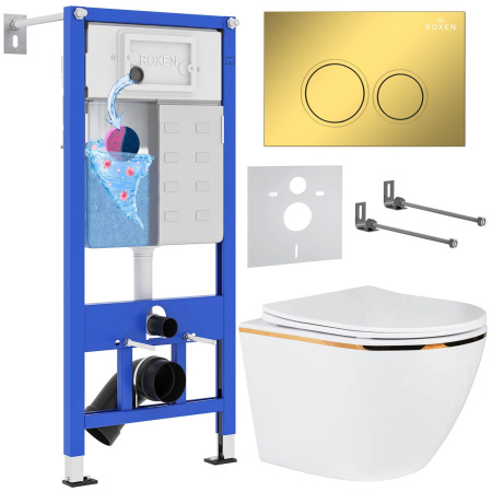 Комплект 6 в 1 Roxen StounFix Dual Fresh 968092  (состоит из: 710200, Santi 410260G, 530110-01G)