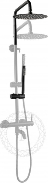 Душевая система FILARETE Roun FL2020 (Черный матовый)