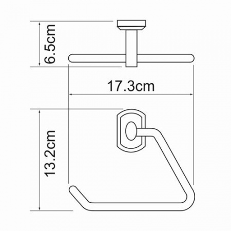 Держатель полотенец WasserKRAFT Oder K-3061