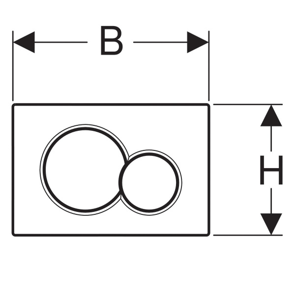 Клавиша смыва Geberit Sigma 115.770.JQ.5 хром