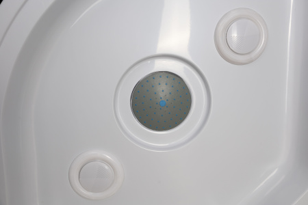 Душевая кабина Niagara Eco NG-7509-14BLACK (100х100х215) высокий поддон(40см),стекло мозаика,4 места