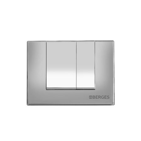 Инсталляция BERGES для скрытого монтажа унитаза NOVUM кнопка S3 хром глянец