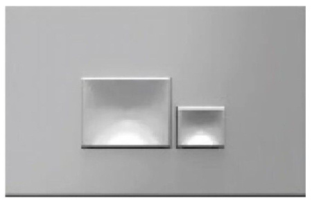 Клавиша смыва ISVEA Axis Piazza для унитаза  246*26*164  матовый хром 54MJ0101I