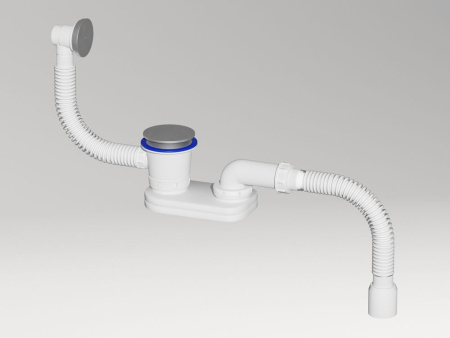 Сифон для ванны с переливом Salini 23101H, хром