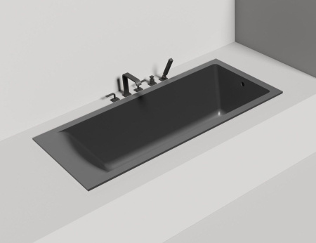 Ванна встраиваемая Salini CASCATA 170x75, S-Sense, глянцевый белый 104113G