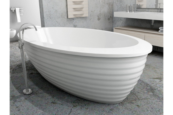 Ванна акриловая отдельностоящая Vayer BOOMERANG Гл000010198, 194x100