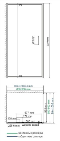 Душевой уголок WasserKRAFT Berkel  48P18