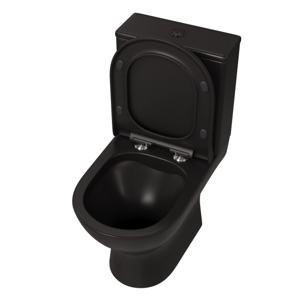 Унитаз Taliente Arte AR35045 Nero напольный с бачком