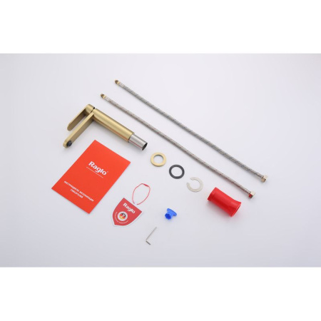 Смеситель для раковины Raglo R10.10.03, золотой сатин