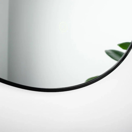 Зеркало с подсветкой LED Fixsen FX-1060B круглое 60х60 см, черное